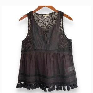 💕Joie Black Lace Back Tank💕